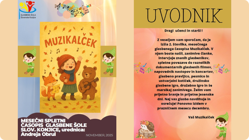 Muzikalček november 2025